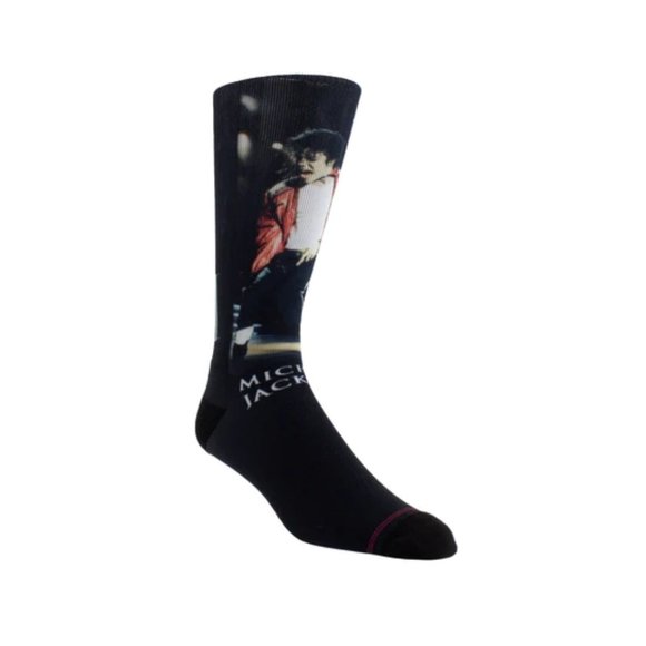 Michael Jackson Socks Dye-Sublimated Toe Stand 1 Pair - Picture 2 of 3